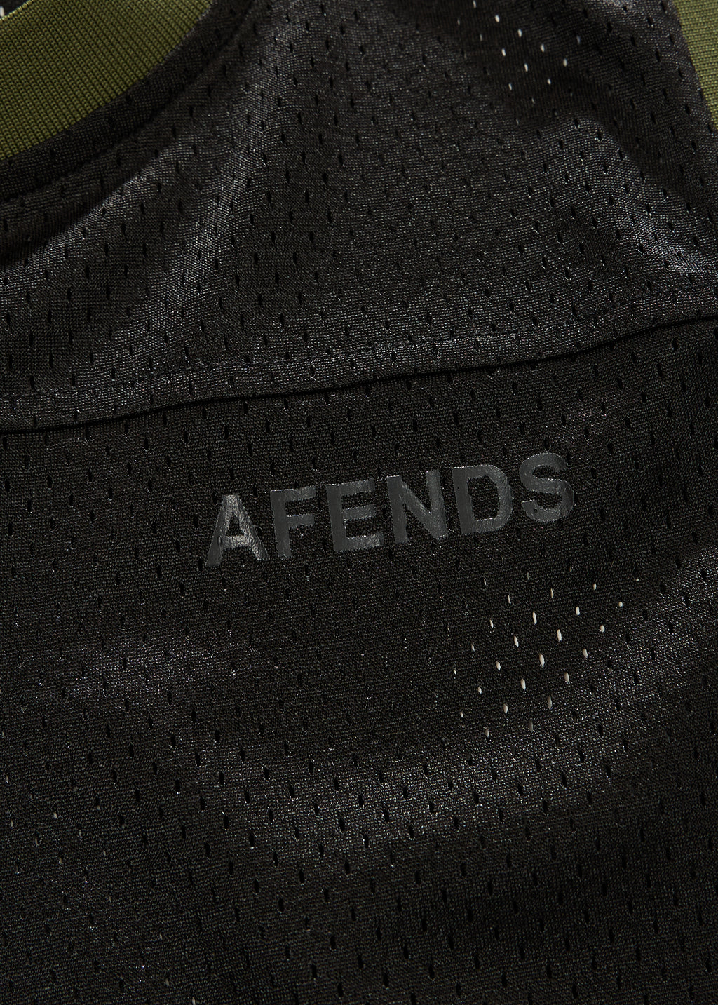 AFENDS Contingent - Mesh Singlet - Black