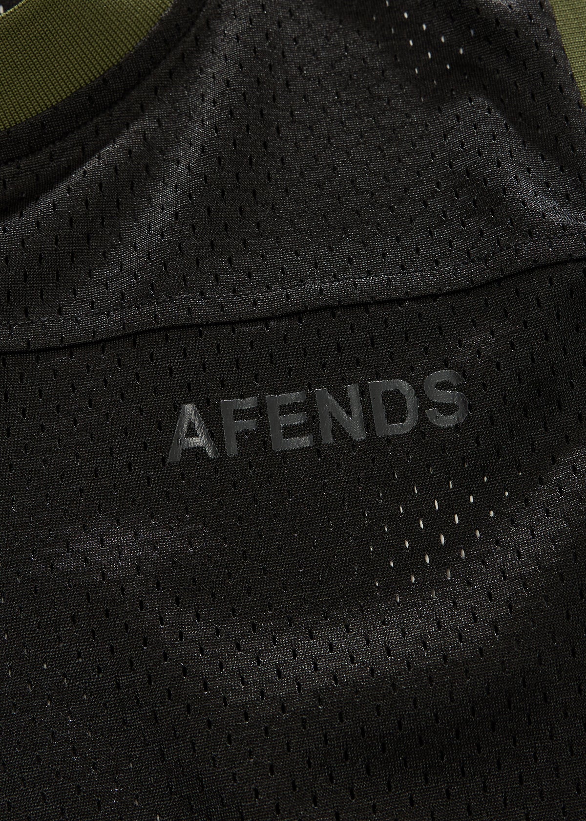 AFENDS Contingent - Mesh Singlet - Black