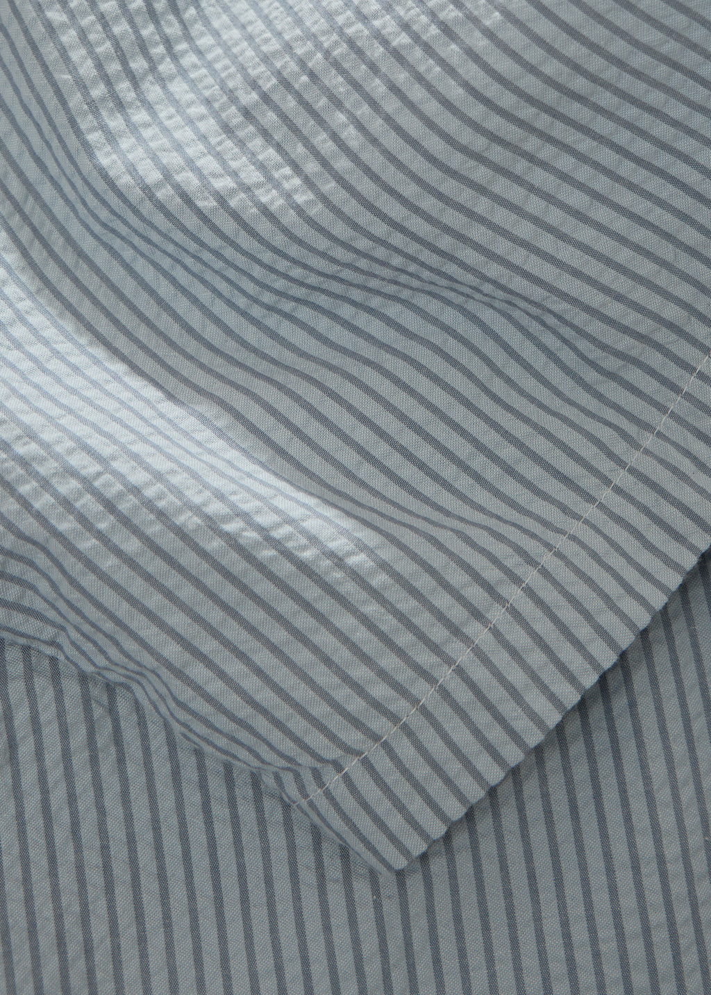 AFENDS Nostalgia - Workwear Short Sleeve Shirt - Blue Stripe