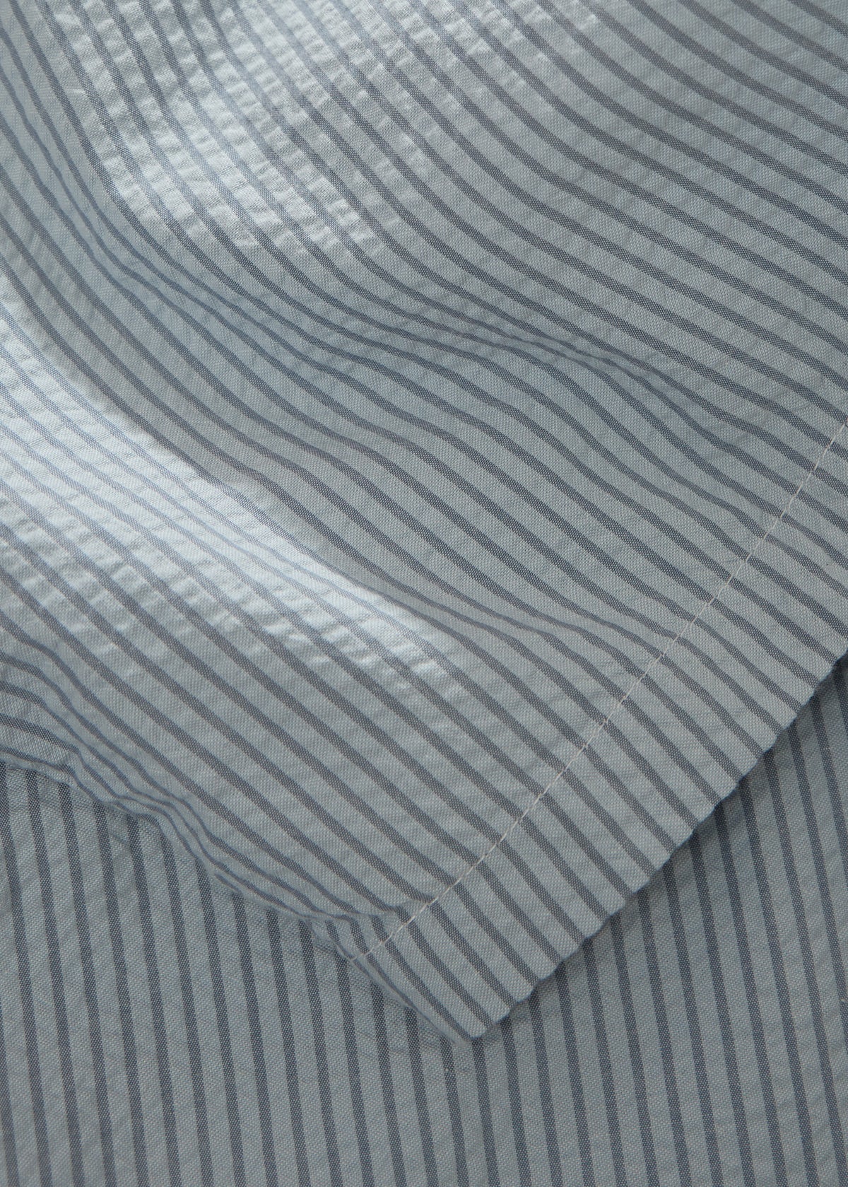 AFENDS Nostalgia - Workwear Short Sleeve Shirt - Blue Stripe