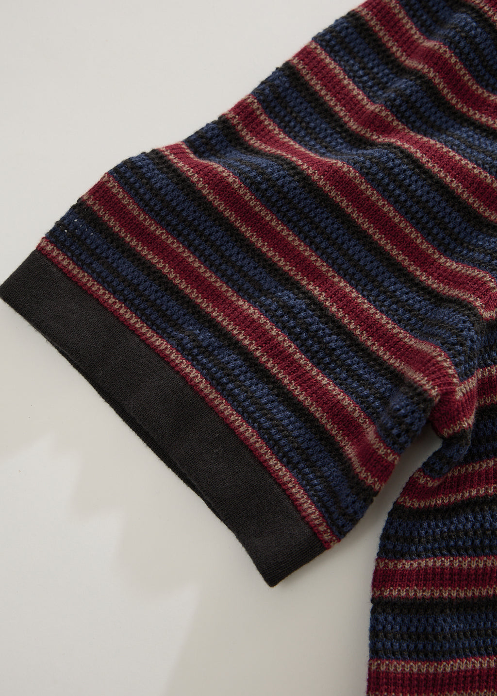 AFENDS Club - Knit Polo Shirt - Club Stripe