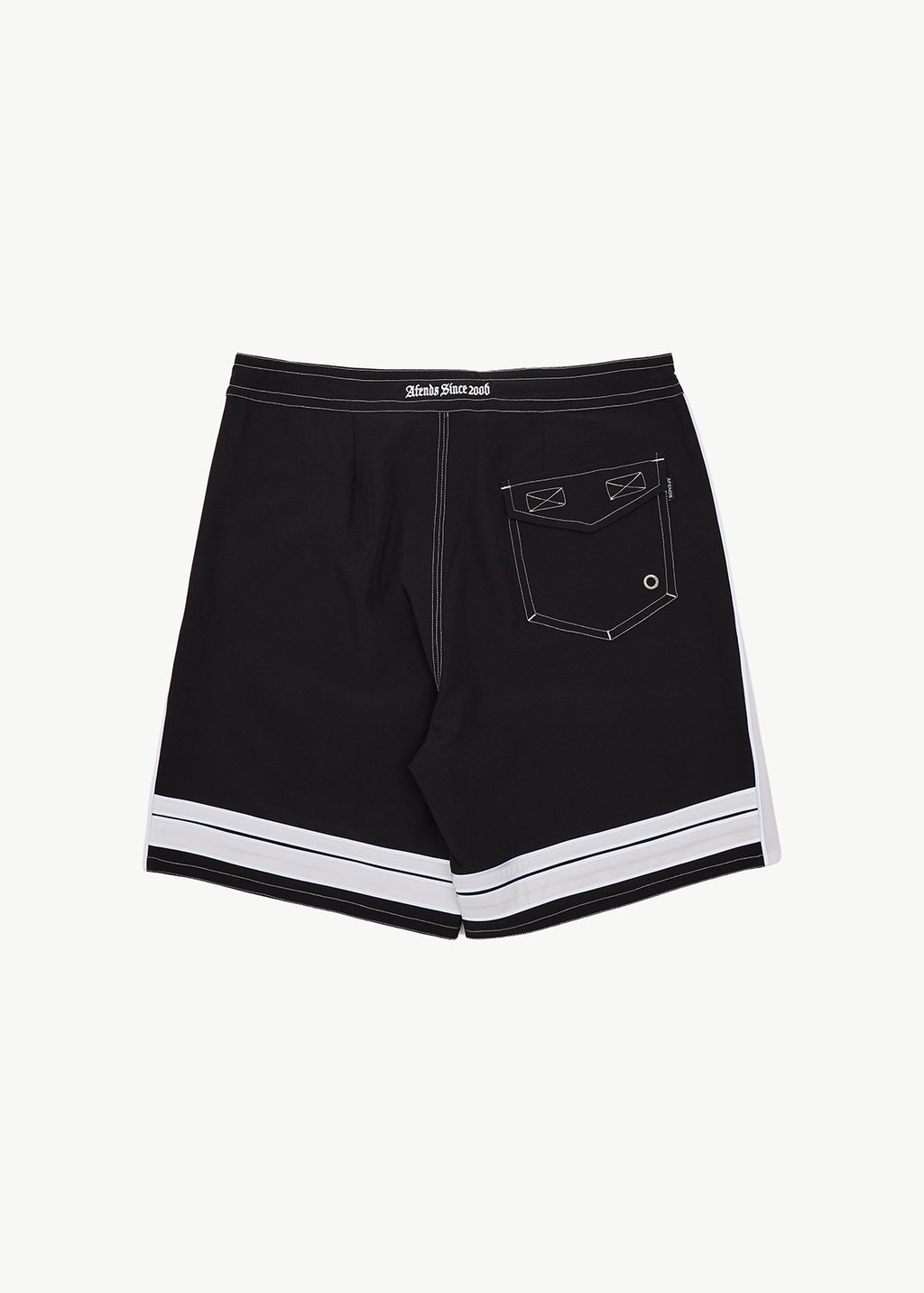 AFENDS The Pass - Surf Related V2 Boardshort 19" - Black