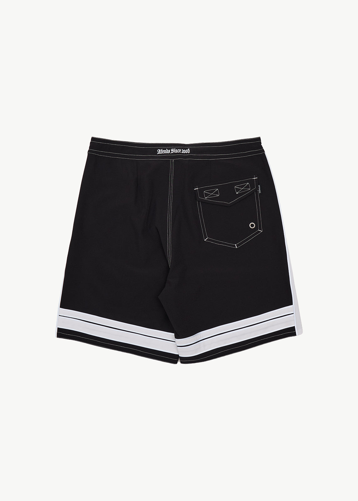 AFENDS The Pass - Surf Related V2 Boardshort 19" - Black