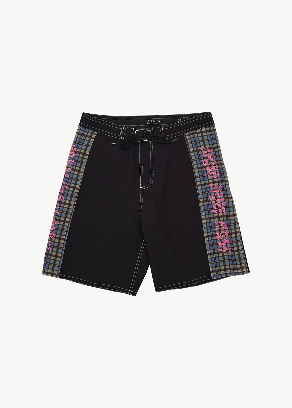 AFENDS Mustang - Surf Related V2 Boardshort 20" - Black