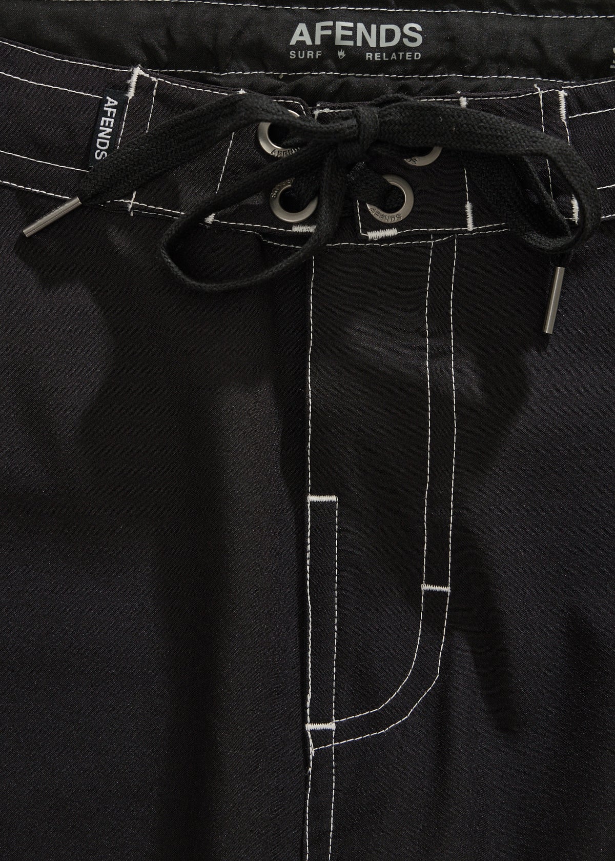 AFENDS Mustang - Surf Related V2 Boardshort 20" - Black