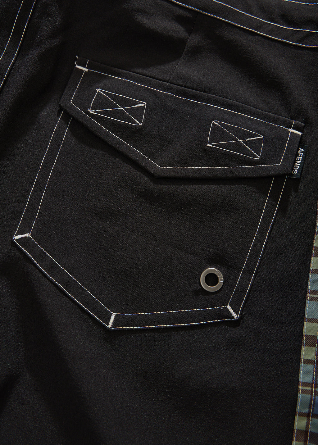 AFENDS Mustang - Surf Related V2 Boardshort 20" - Black