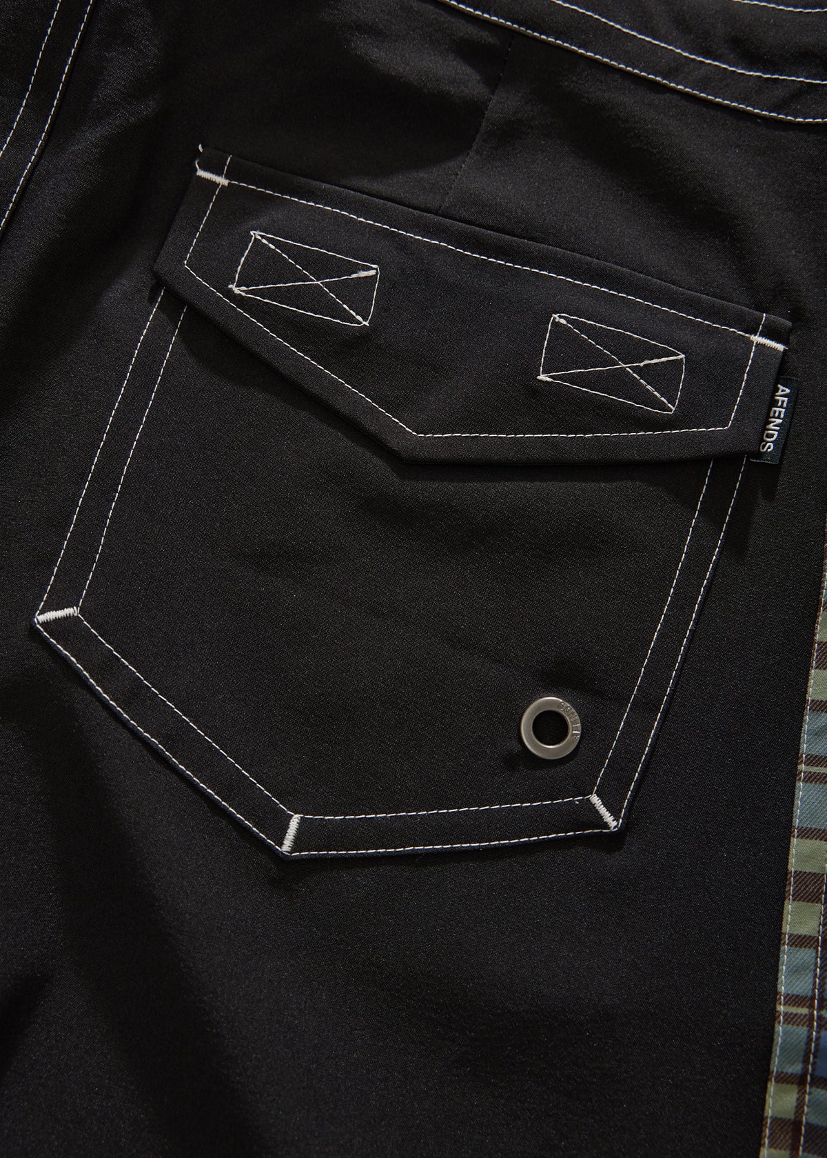 AFENDS Mustang - Surf Related V2 Boardshort 20" - Black