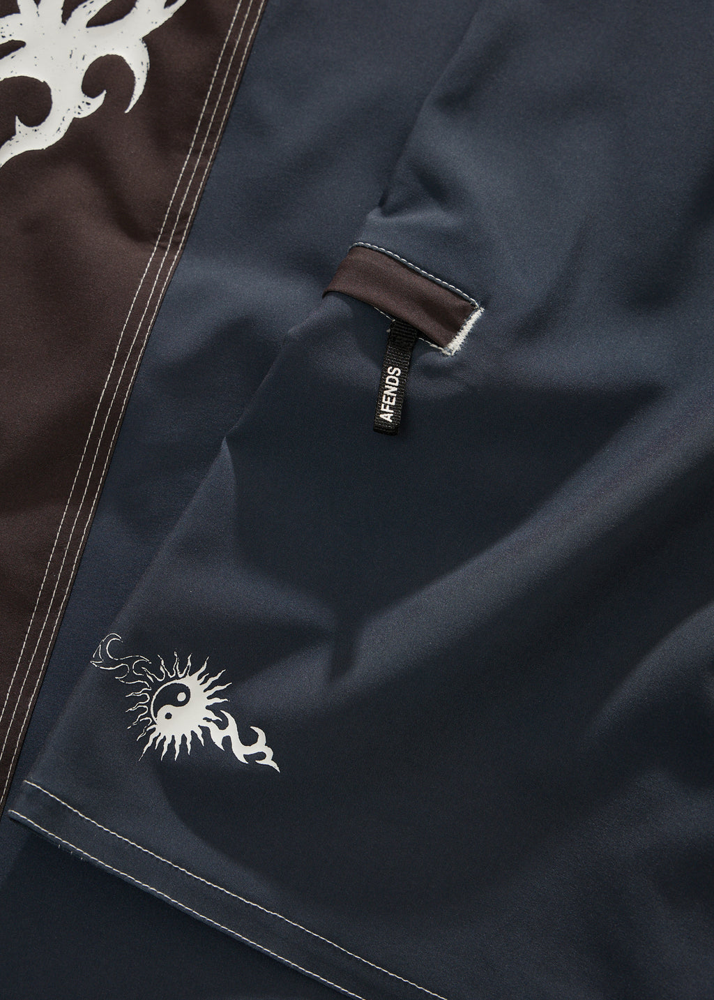 AFENDS Yang - Surf Related V2 Boardshort 21" - Charcoal