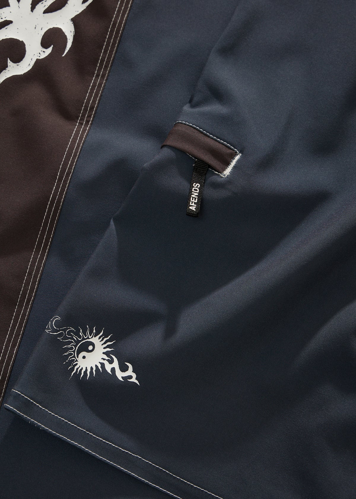AFENDS Yang - Surf Related V2 Boardshort 21" - Charcoal