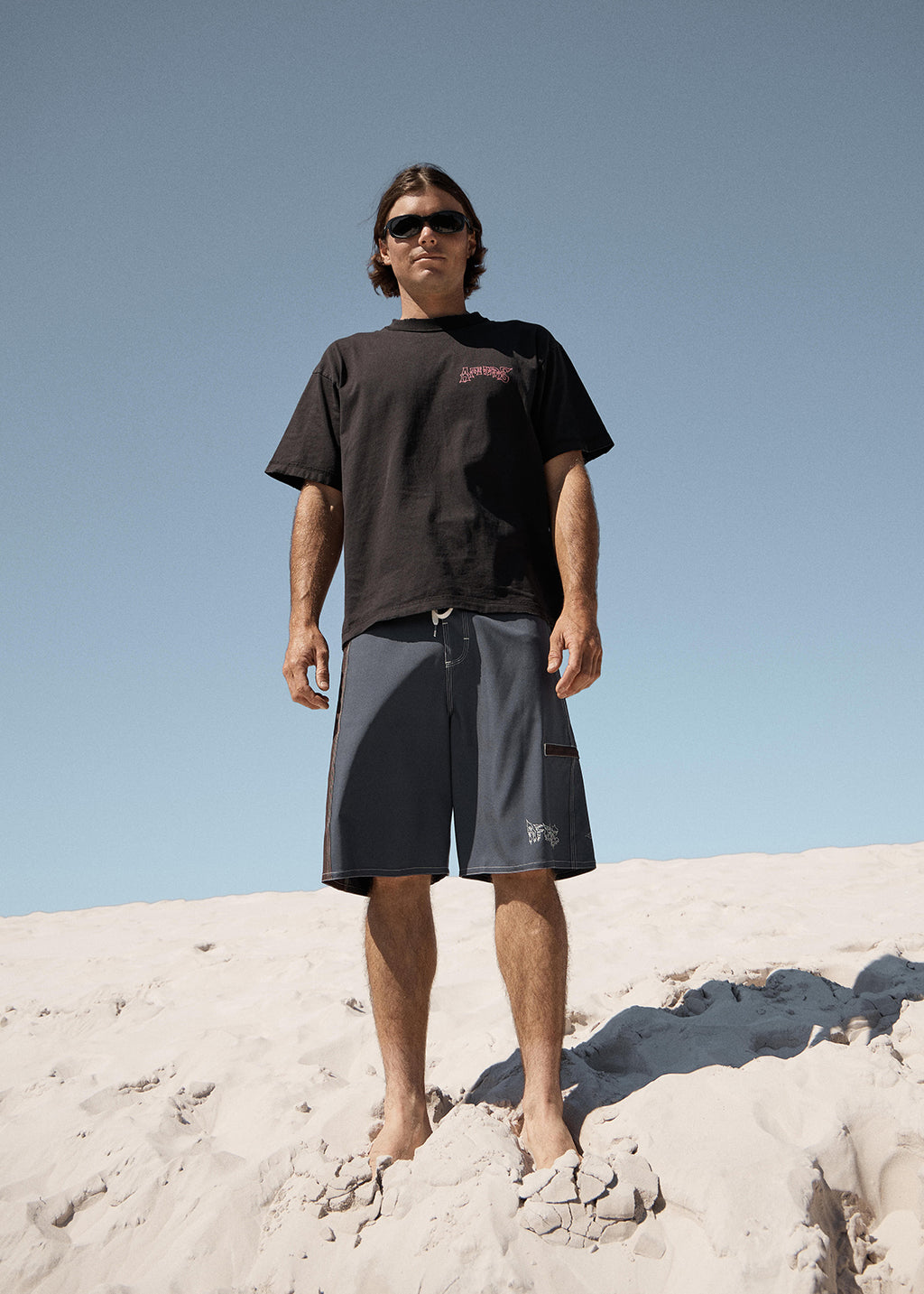 AFENDS Yang - Surf Related V2 Boardshort 21" - Charcoal