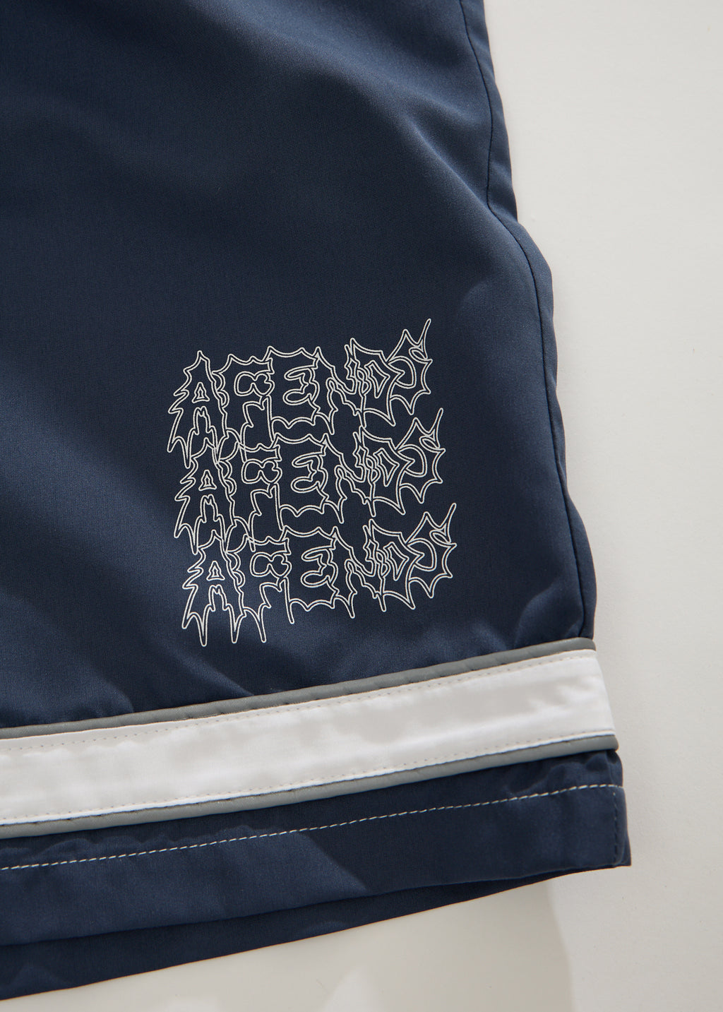 AFENDS Repetition - Cargo Swim Short 22" - Slate Blue