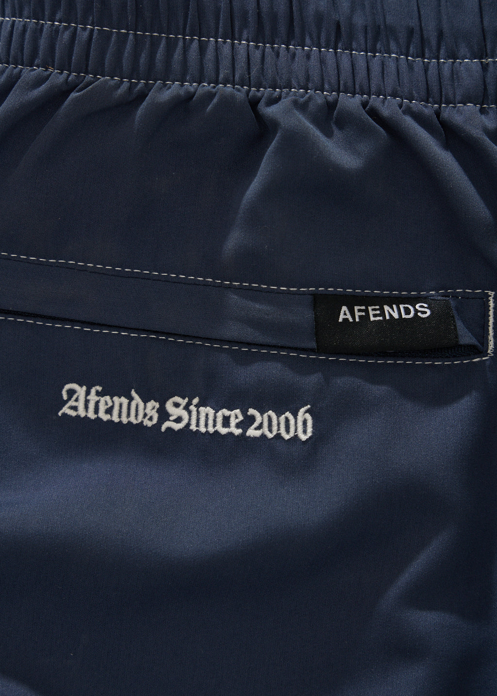 AFENDS Repetition - Cargo Swim Short 22" - Slate Blue