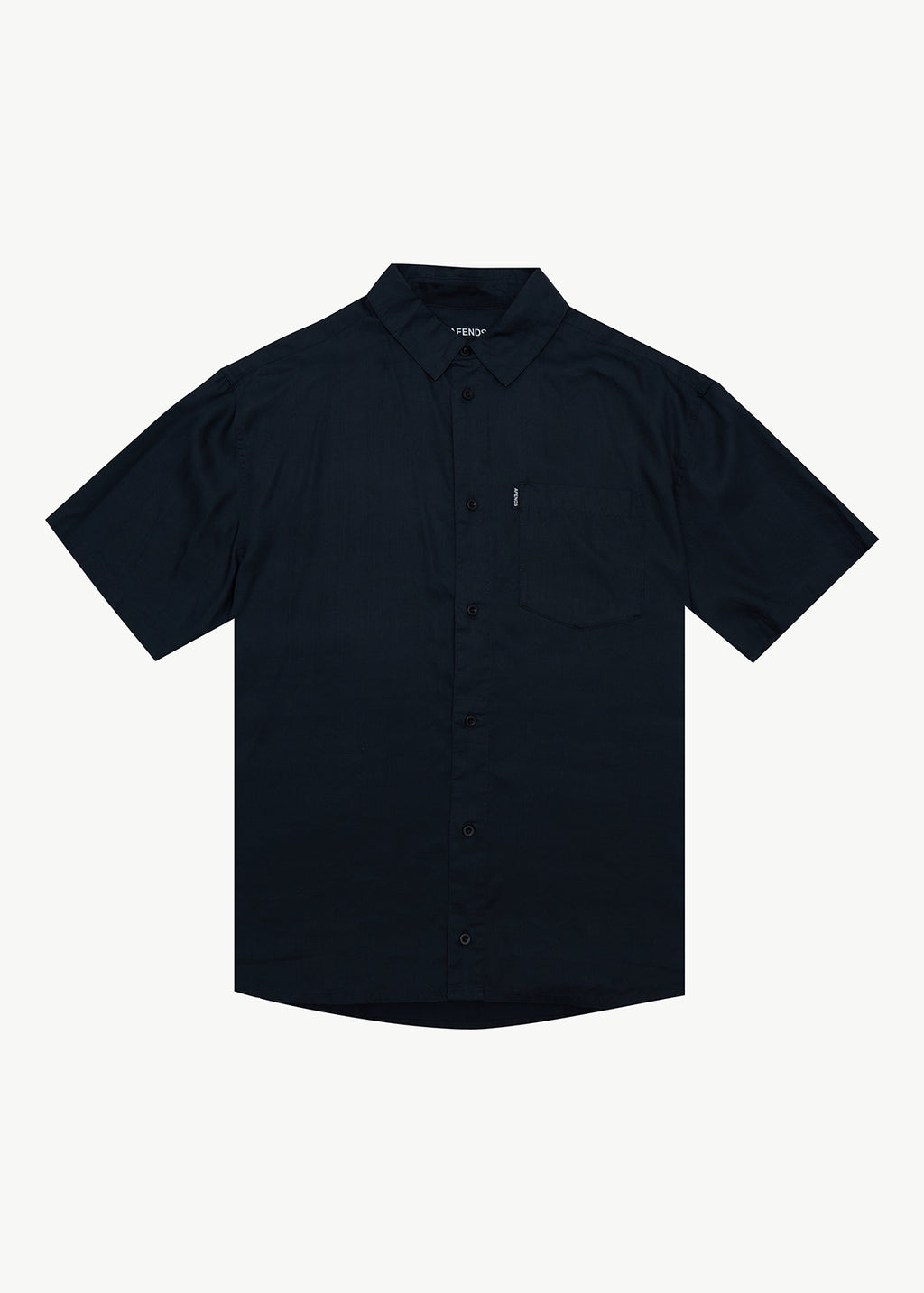 AFENDS Foundation - Short Sleeve Shirt - Black