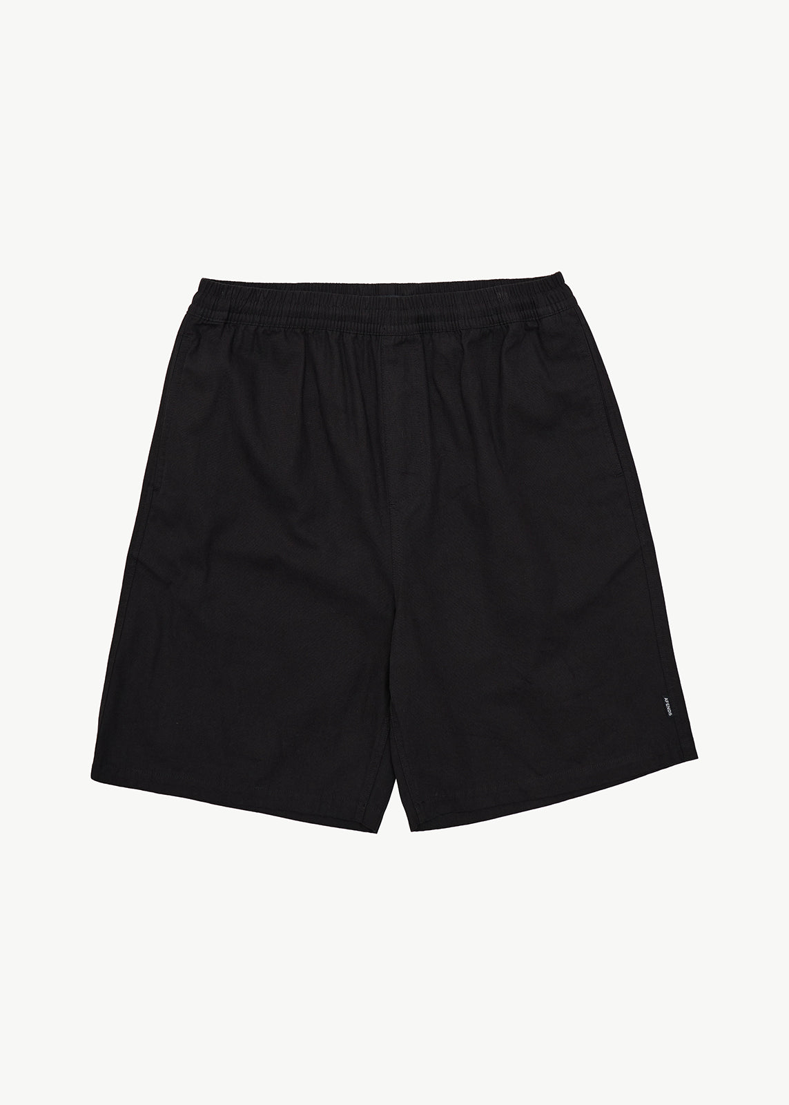 AFENDS Ninety Eights - Oversized Short 21" - Black