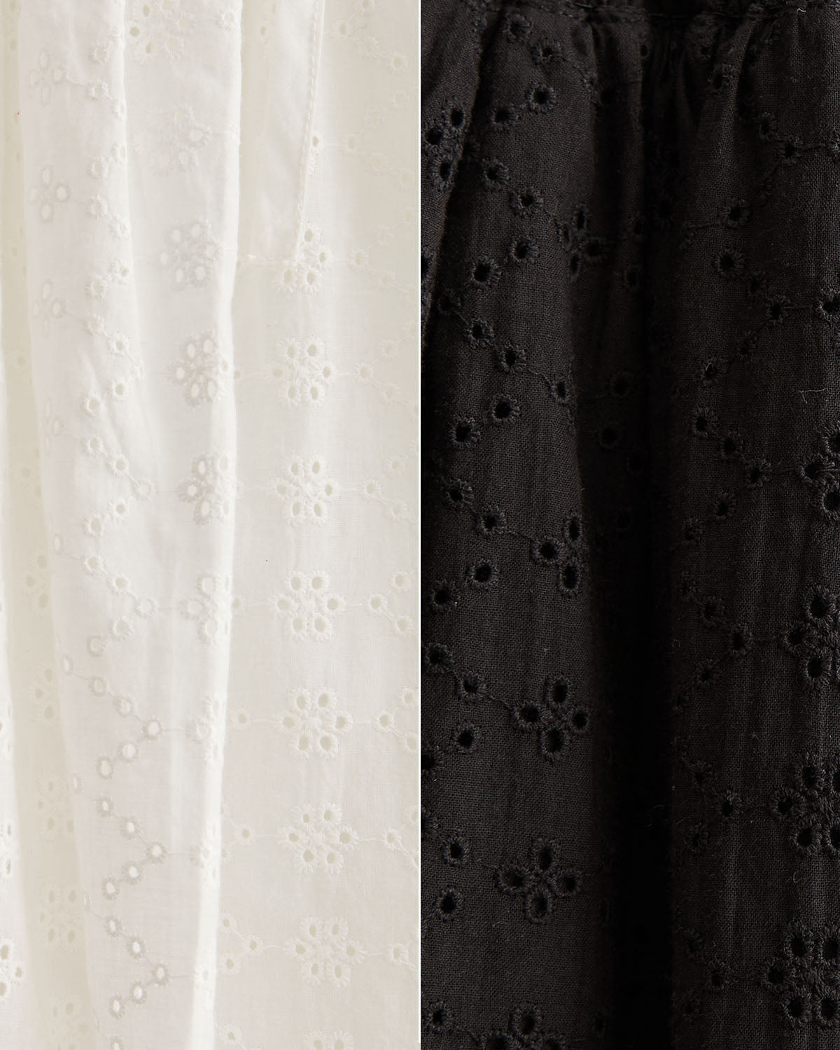 NEW FABRIC: 
BRODERIE ANGLAISE