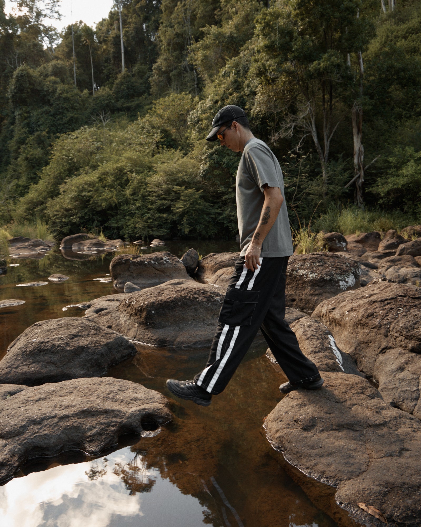 AFENDS Mens House Related - Cargo Pant - Black