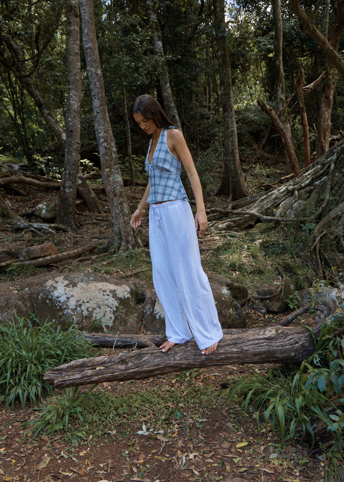 AFENDS Womens Jones - Pant - White