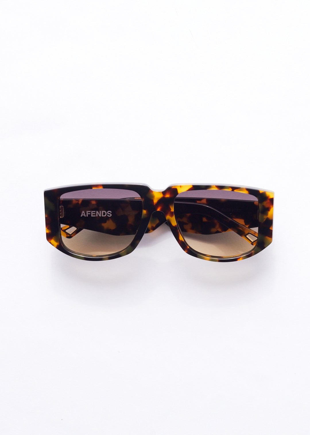 AFENDS Unisex Sherbert - Sunglasses - Brown Shell 