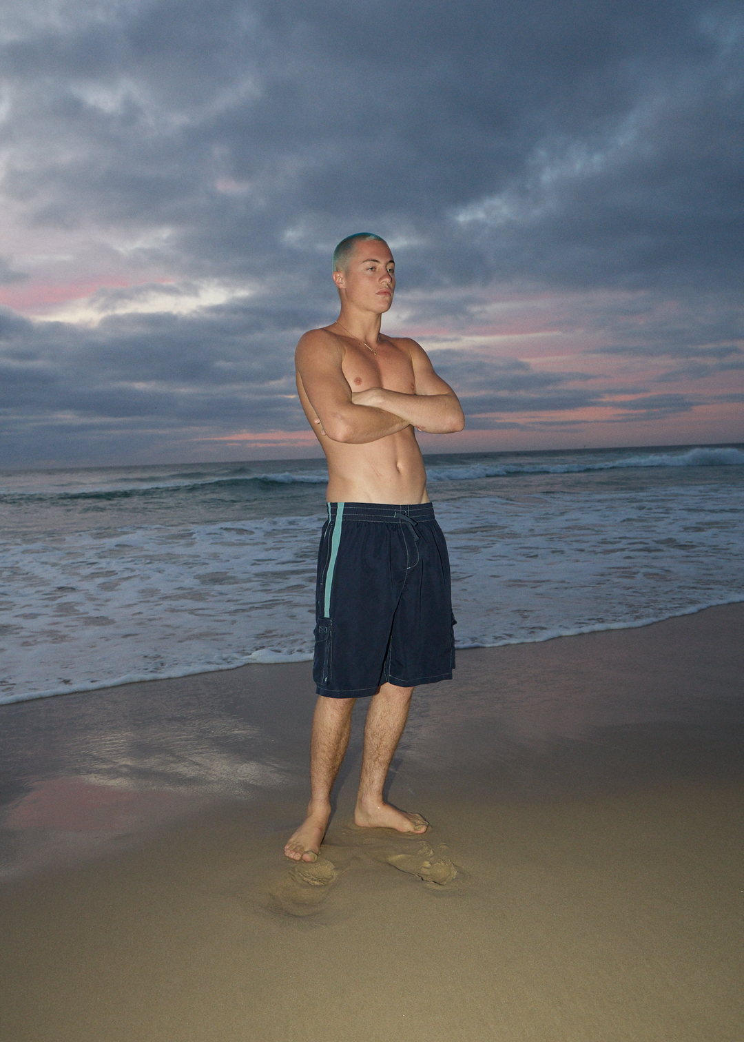 AFENDS Mens House Related - Cargo Swim Short 20" - Deep Sea