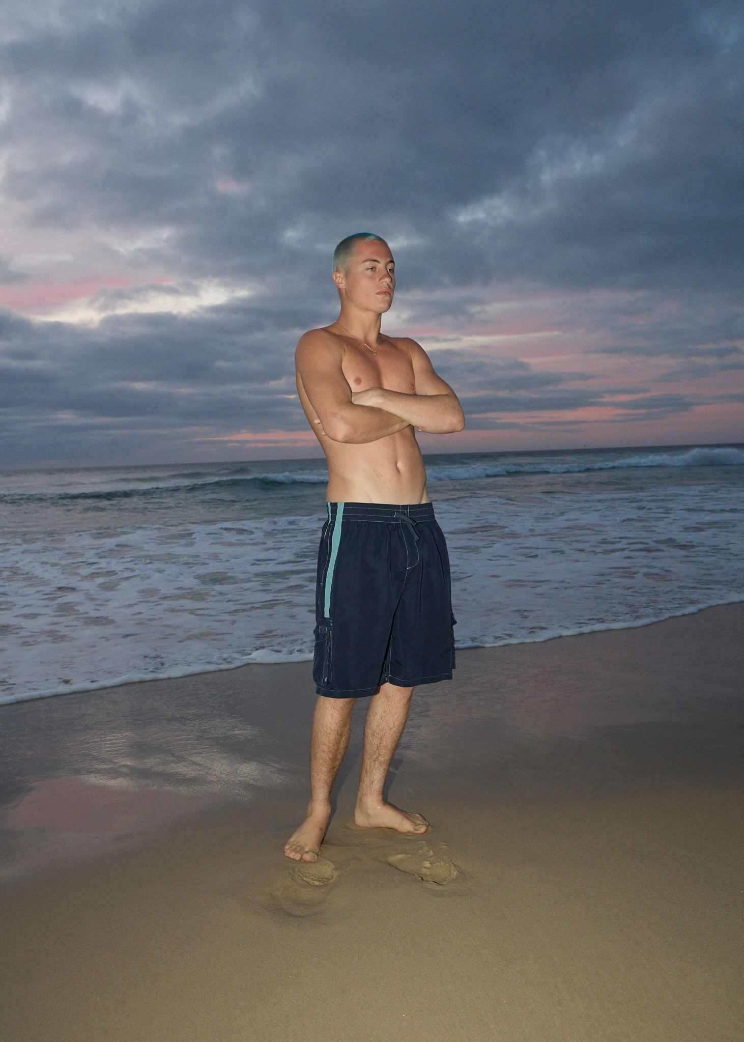 AFENDS Mens House Related - Cargo Swim Short 20" - Deep Sea