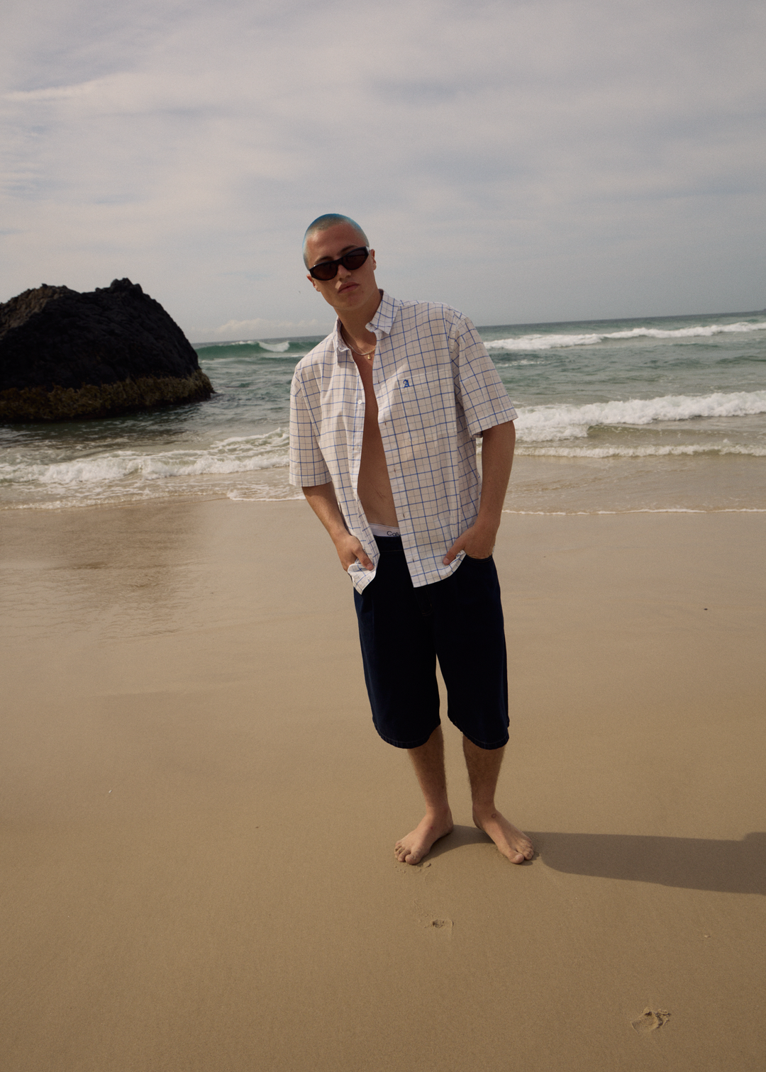 AFENDS Mens In-Hale - Short Sleeve Shirt - White