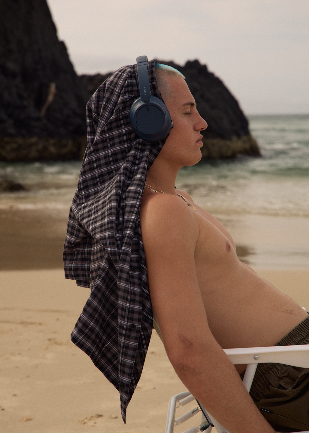 AFENDS Mens Darkness - Short Sleeve Shirt - Black Check