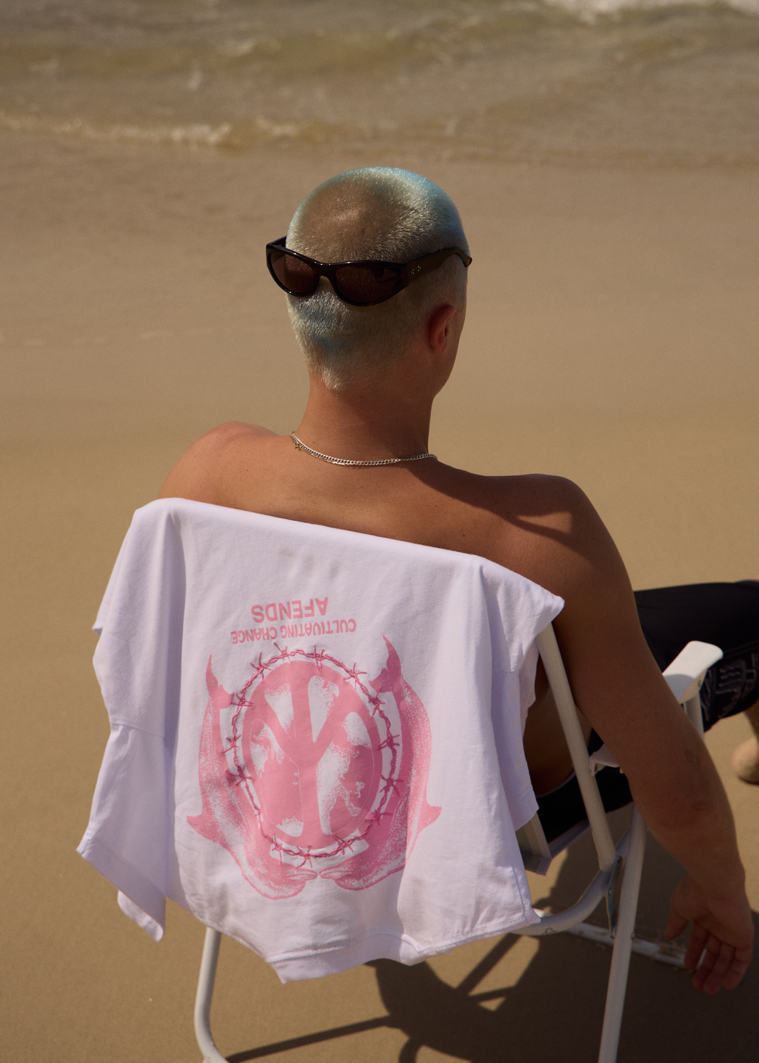 AFENDS Mens Dolfends - Boxy Tee - White