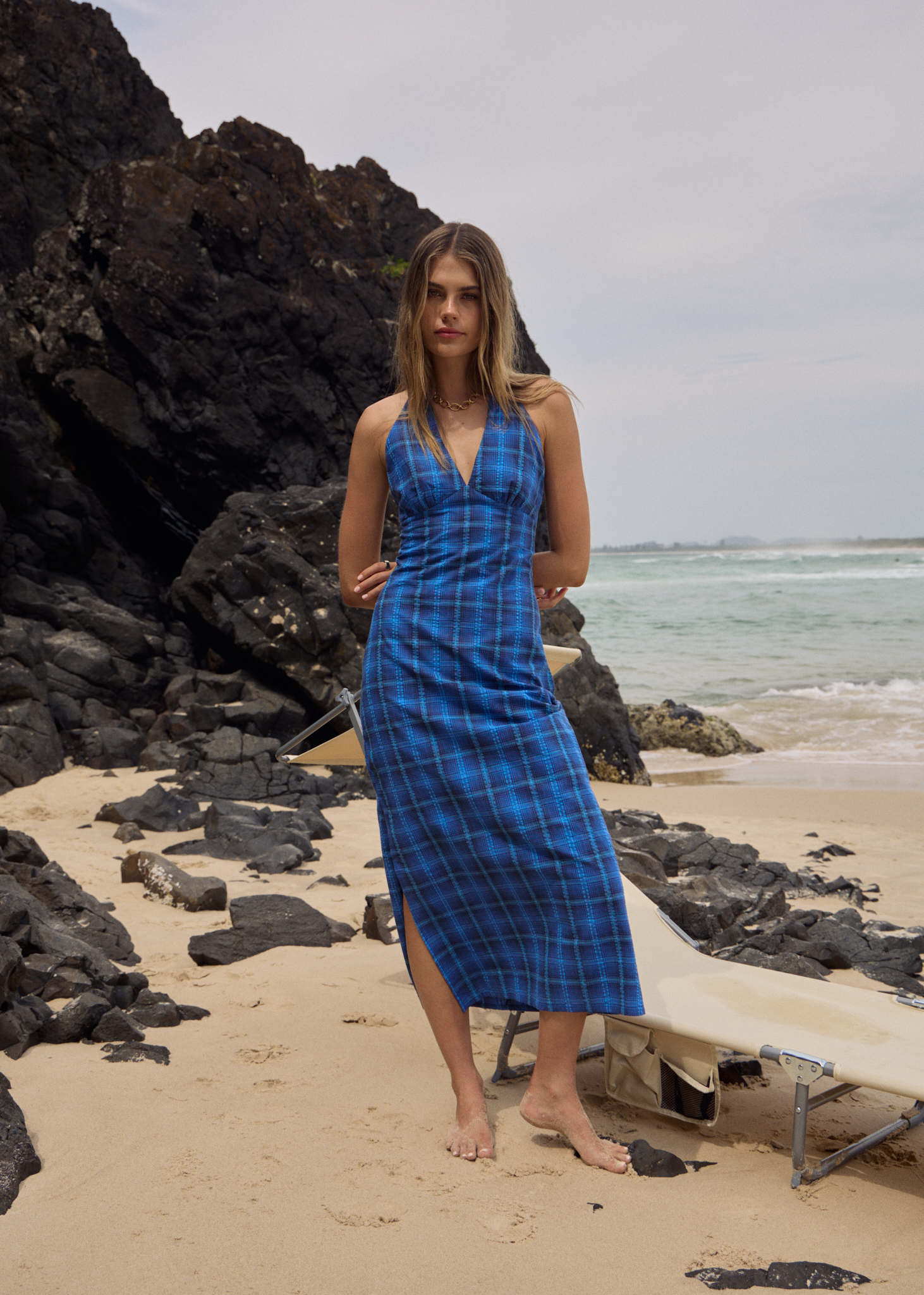 seersucker beach dress