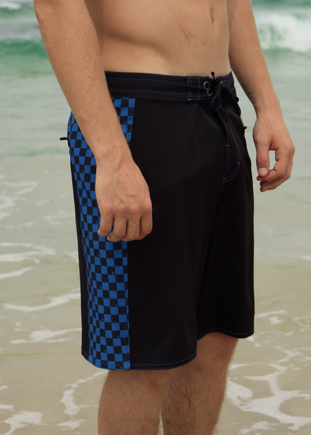 AFENDS Mens In'It 1000 - Surf Related V2 Boardshort 20" - Black