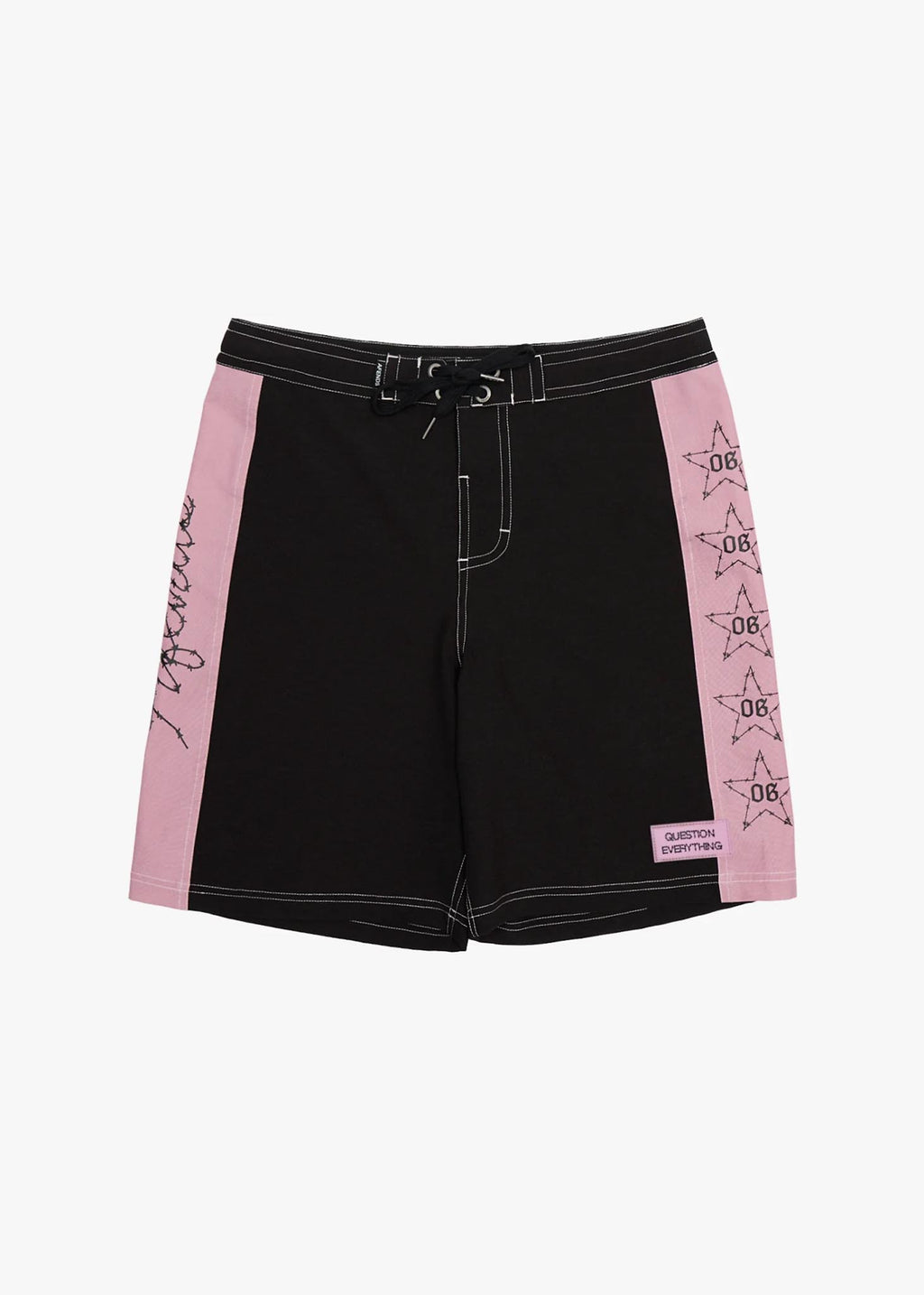 AFENDS Mens Valentine - Surf Related Boardshort 19" - Black