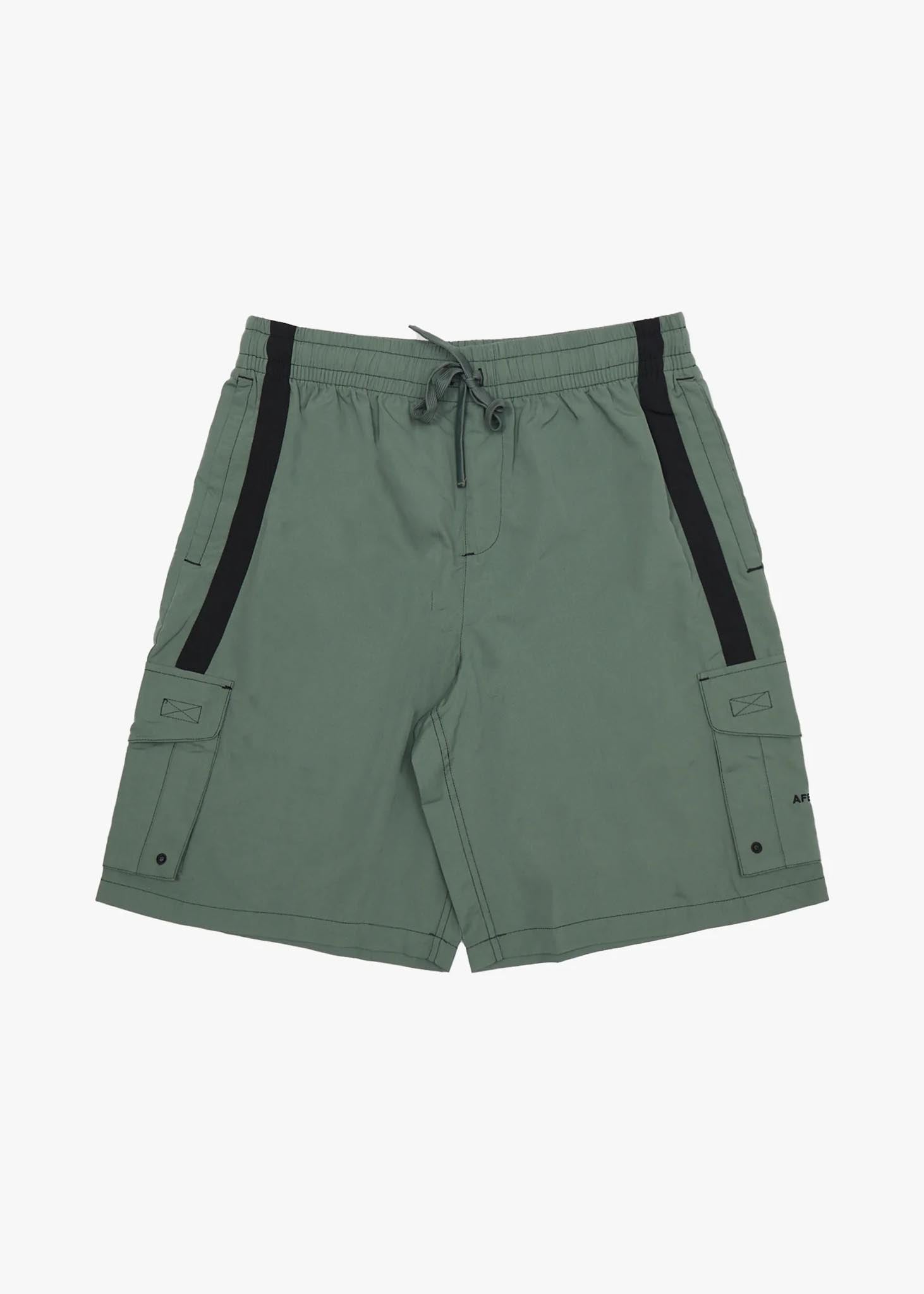 AFENDS Mens House Related - Cargo Swim Short 21" - Sycamore