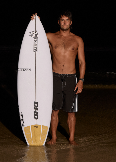 AFENDS Mens Forum - Surf Related V2 Boardshort 22" - Black