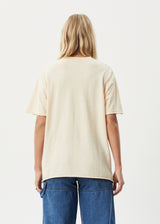 AFENDS Womens Slay - Oversized Tee - Sand - Afends womens slay   oversized tee   sand 