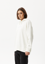 Afends Womens Dua - Recycled Hoodie - Off White - Afends womens dua   recycled hoodie   off white 