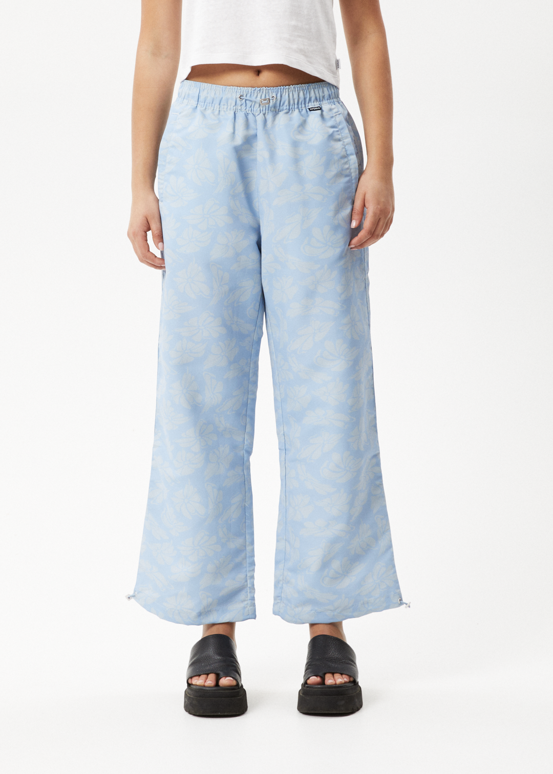 AFENDS Womens Underworld - Spray Pants - Powder Blue 