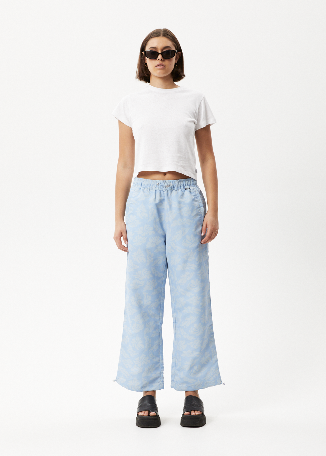 AFENDS Womens Underworld - Spray Pants - Powder Blue 