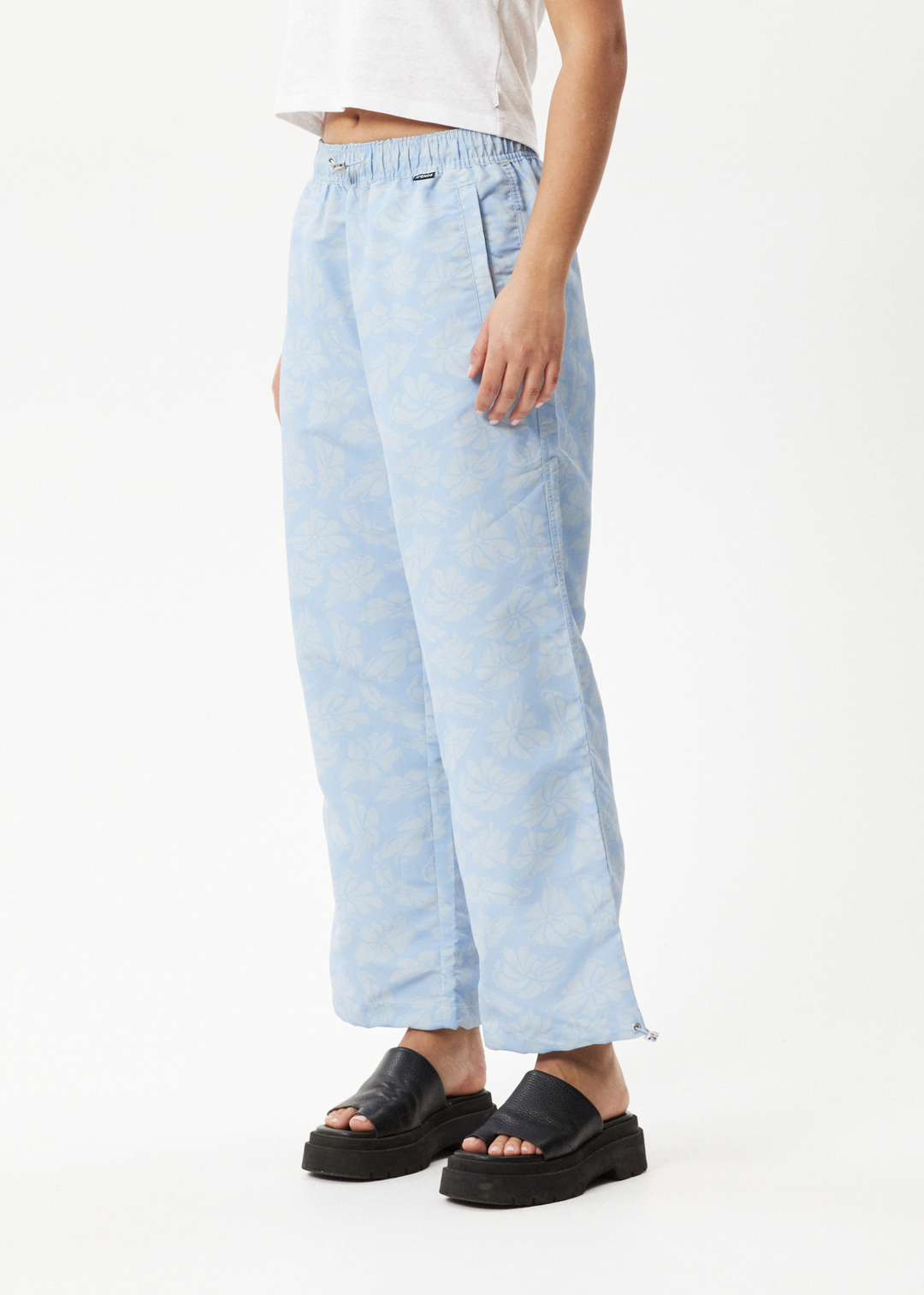 AFENDS Womens Underworld - Spray Pants - Powder Blue 