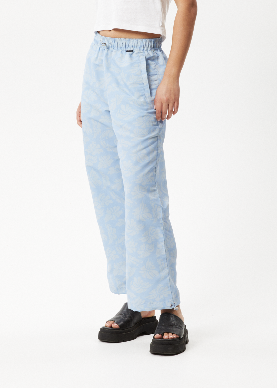 AFENDS Womens Underworld - Spray Pants - Powder Blue 