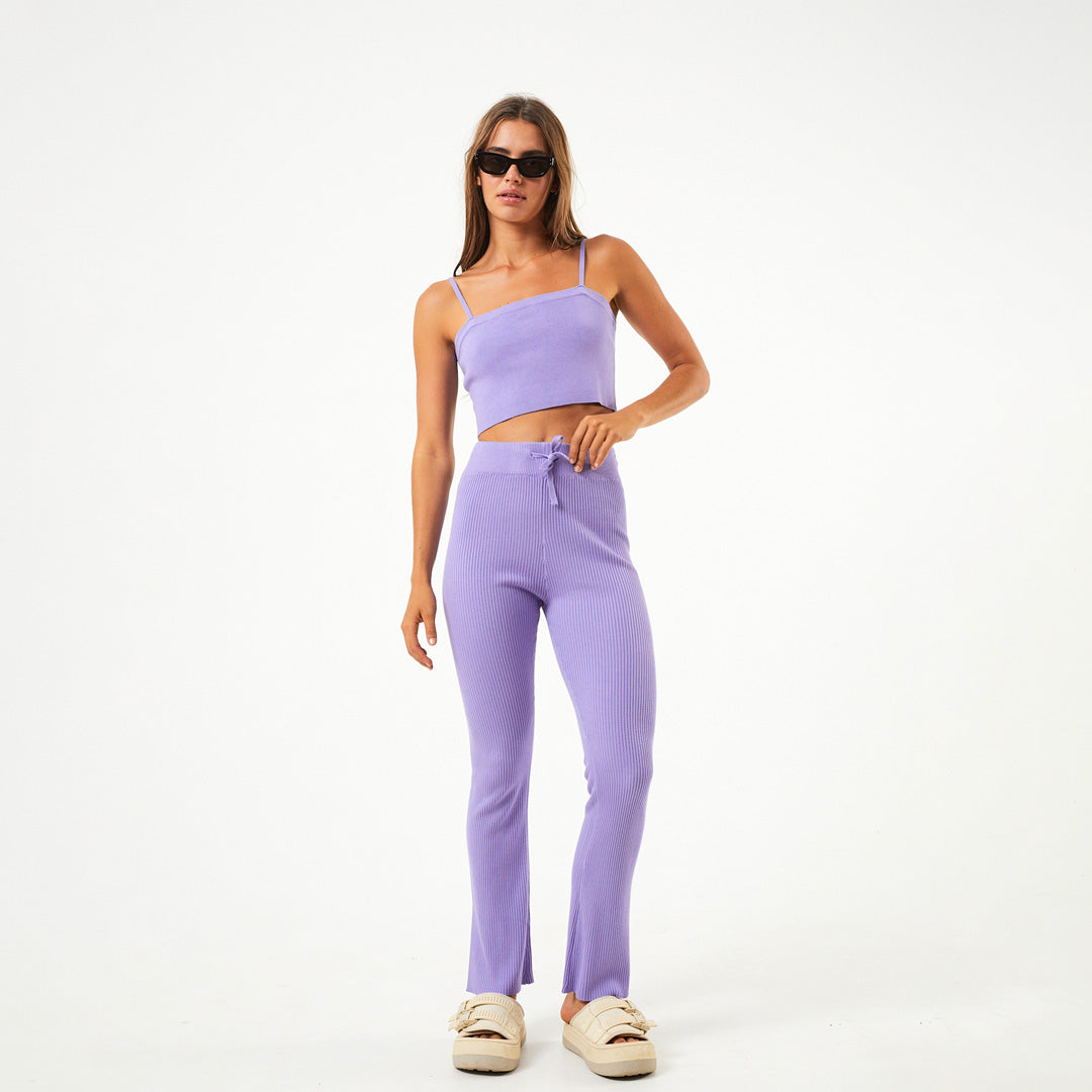 AFENDS Womens Lula - Knit Pant - Plum W226401-PLM-XS