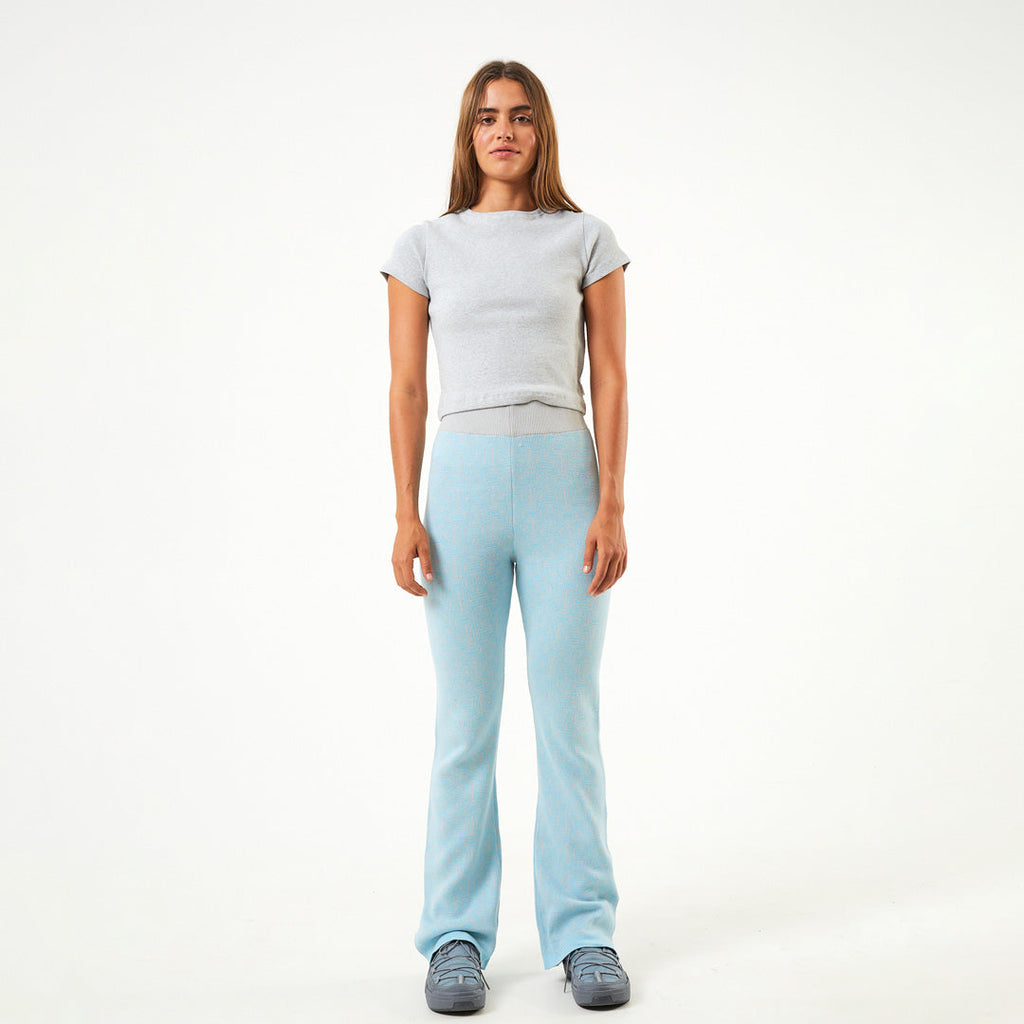 AFENDS Womens Samia - Knit Pant - Sky Blue W226403-SKB-XS