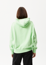 Afends Womens Electric - Hemp Hoodie - Lime Green - Afends womens electric   hemp hoodie   lime green 
