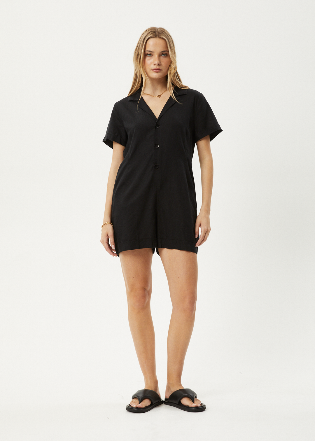 Ladies black playsuit on sale