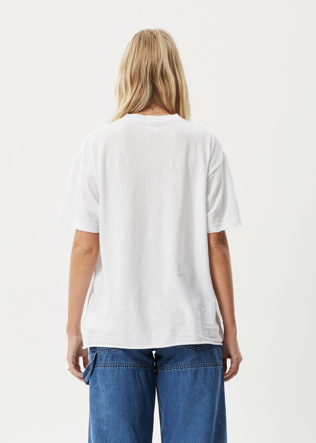 AFENDS Womens Papillon - Oversized T-Shirt - White 