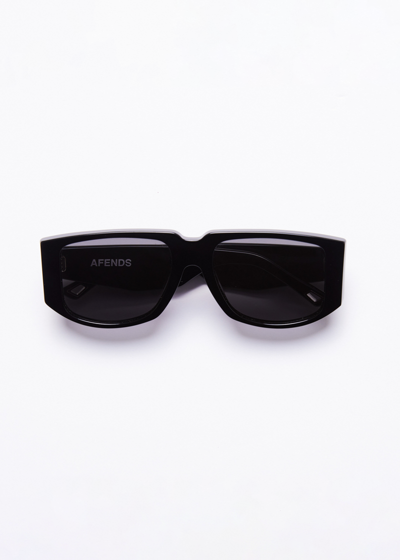 AFENDS Unisex Sherbert - Sunglasses - Gloss Black
