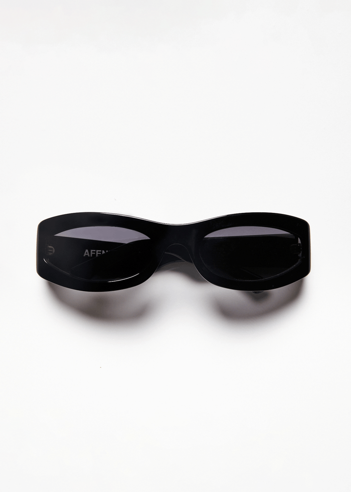 AFENDS Unisex Platinum J - Sunglasses - Gloss Black 