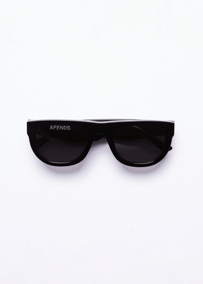 AFENDS Unisex Cali Kush - Sunglasses - Gloss Black 