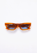 Afends Unisex Clementine - Sunglasses - Clear Orange 