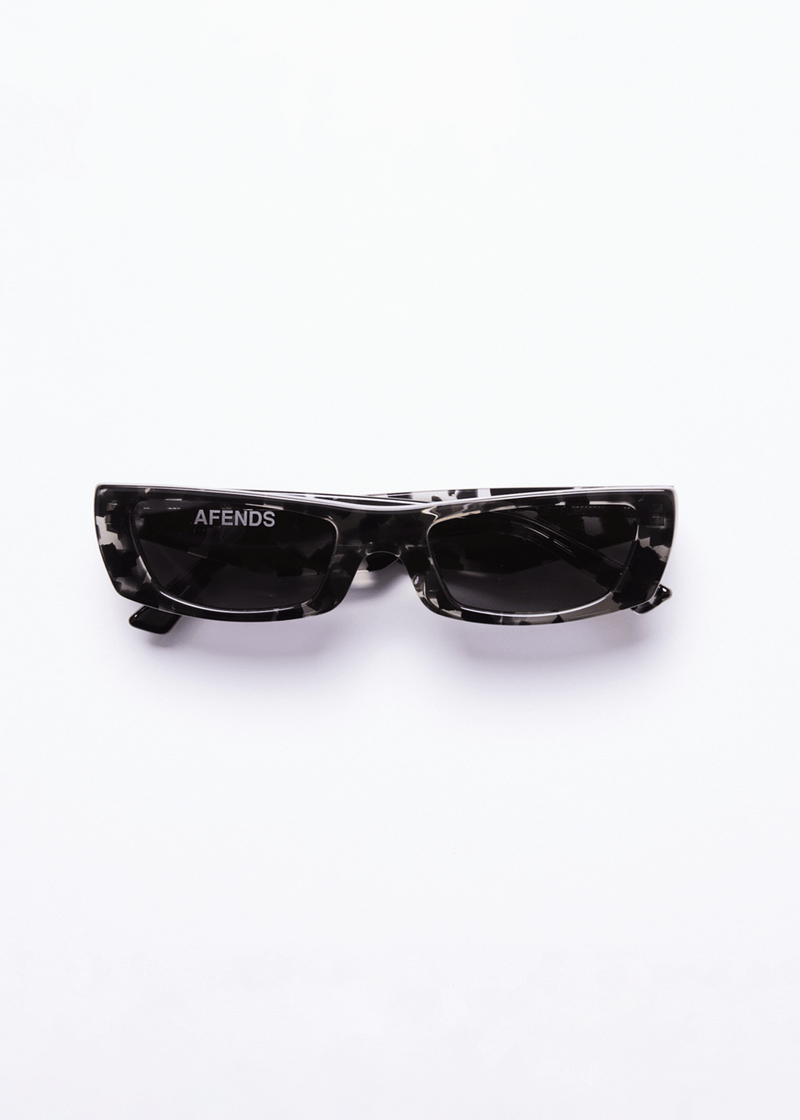 AFENDS Unisex Jet Fuel - Sunglasses - Black Shell