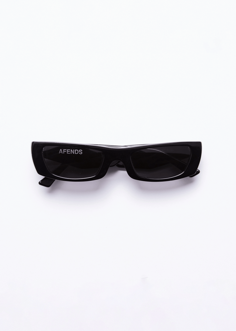 AFENDS Unisex Jet Fuel - Sunglasses - Gloss Black