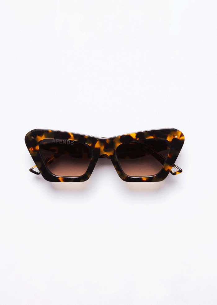 AFENDS Unisex Sundae Driver - Sunglasses - Brown Shell 
